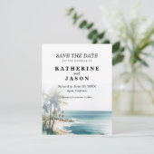 サンタクルーズビーチウォーターカラー結婚ズ 招待状 (スタンド正面)