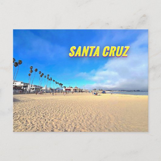 サンタクルーズビーチボードウォークカリフォルニアポストカード ポストカード (正面)