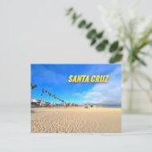 サンタクルーズビーチボードウォークカリフォルニアポストカード ポストカード (スタンド正面)