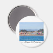 サンタクルーズビーチボードウォークカリフォルニア製品 マグネット (正面/裏面)