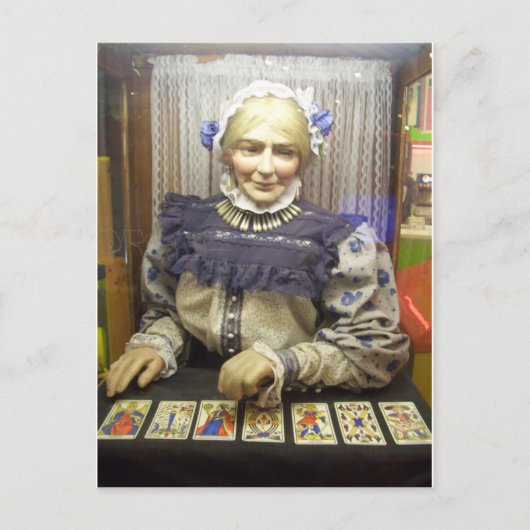 サンタクルーズボードウォークの占い師 ポストカード (正面)