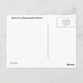 サンタクルーズボードウォーク&ワーフ ポストカード (裏面)