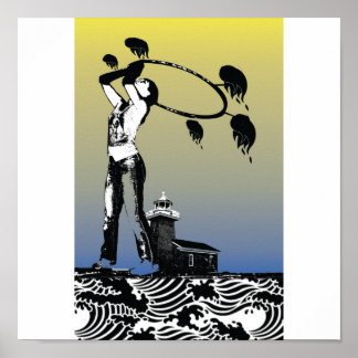 サンタクルーズライトハウスフープジャムポスター ポスター