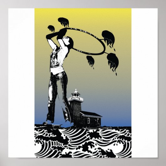 サンタクルーズライトハウスフープジャムポスター ポスター (正面)