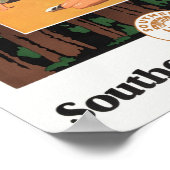 サンタクルーズヴィンテージ旅行ポスター1926 ポスター (角)