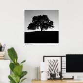 サンタクルーズ近くのオークツリー、1963年1月 ポスター (ホームオフィス)