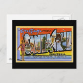 サンタクルーズ・カリフォルニアからのご挨拶 ポストカード (正面/裏面)