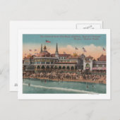 サンタクルーズ,カリフォルニア州 – カジノとサンタクルーズビーチ ポストカード (正面/裏面)