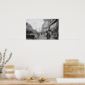 サンタクルーズ,カリフォルニア州 – パシフィックアベニュールッキング ポスター (キッチン)