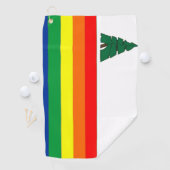 サンタクルーズ（カリフォルニア州）県旗 ゴルフタオル (インサイチュ)