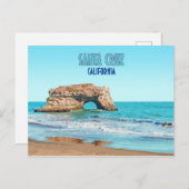 サンタクルーズ カリフォルニア ネイチャーブリッジ州立ビーチ ポストカード