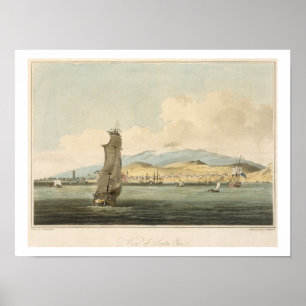 サンタクルーズ、プレート3のビュー'コーチへの航海 ポスター
