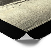 サンタクルーズCAビーチ写真1908 ポスター (角)