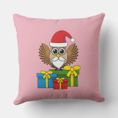サンタクロウフクロウプレゼント クッション (裏面)