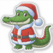 サンタクロコディレおもしろいル シール (正面)