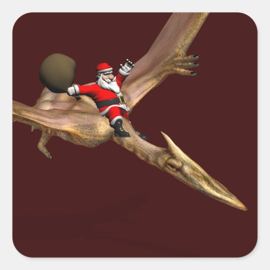 サンタクロスオンケツァルコアトルス スクエアシール (正面)