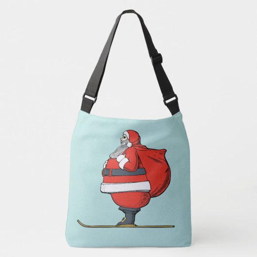 サンタクロスクリスマスクロス体バッグ財布 クロスボディバッグ (正面)