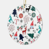 サンタクロストナディアパインツリーズミッテンス セラミックオーナメント (左)