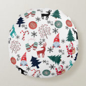 サンタクロストナディアパインツリーズミッテンス ラウンドクッション (正面)