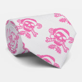 サンタクロスボーンスカルインアグリーなセータースタイル ネクタイ (ロール)