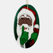 サンタクローオーナメントカスタムクリスマスデコレーション セラミックオーナメント (右)