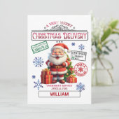 サンタクロースいけなまたはニースカスタムクリスマス シーズンカード (スタンド正面)