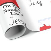 サンタクロースいけなリストソッククリスマスプレゼント ラッピングペーパー (ロールコーナー)