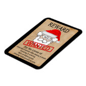 サンタクロースおもしろいがポスターを求めた マグネット (左側)