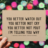 サンタクロースおもしろいは町のク来ラフトクリスマスへ シーズンカード