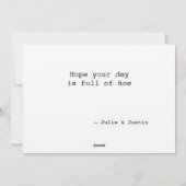 サンタクロースおもしろいは町のク来ラフトクリスマスへ シーズンカード (裏面)