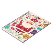 サンタクロースおもしろいクリスマスイラストレーション ノートブック (左側)