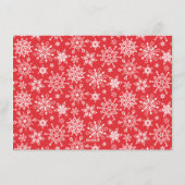 サンタクロースおもしろいクリスマスグリーティング シーズンカード (裏面)