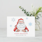 サンタクロースおもしろいクリスマスグリーティング シーズンカード (スタンド正面)