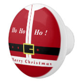 サンタクロースおもしろいクリスマスセラミックノブ セラミックノブ (右)