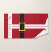 サンタクロースおもしろいクリスマスバスタオル バスタオルセット (ハンドタオル)