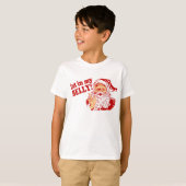 サンタクロースおもしろいクリスマス Tシャツ (正面フル)