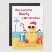 サンタクロースおもしろいホリデークリスマス年賀状 (正面/裏面)