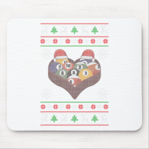 サンタクロースおもしろいボールプール選手の醜いクリスマス マウスパッド