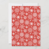 サンタクロースおもしろいメリークリスマスリトルパーティー 招待状 (裏面)