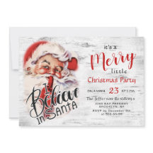 サンタクロースおもしろいメリークリスマスリトルパーティー
