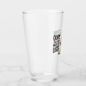 サンタクロースおもしろいリストいけなクリスマスデザイン タンブラーグラス (右)