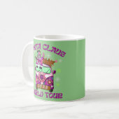 サンタクロースおもしろいワールドツアー70のスタイル コーヒーマグカップ (正面左)