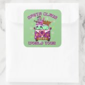 サンタクロースおもしろいワールドツアー70のスタイル スクエアシール (バッグ)