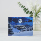 サンタクロースおよび北極 シーズンポストカード (スタンド正面)