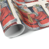 サンタクロースおよび夫人 ラッピングペーパー (ロールコーナー)