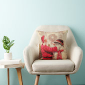 サンタクロースおよび雪だるまのクリスマス クッション (椅子)