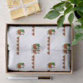 サンタクロースおよび鶏のティッシュペーパー 薄葉紙 (ギフト)