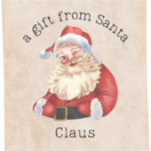 サンタクロースからのお土産 シール (正面)