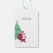 サンタクロースからのギフトラベル ギフトタグ (裏面)