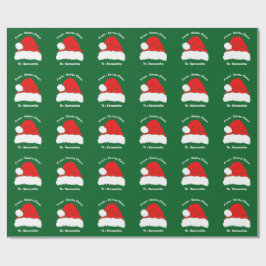 サンタクロースからのクリスマスギフト ラッピングペーパー